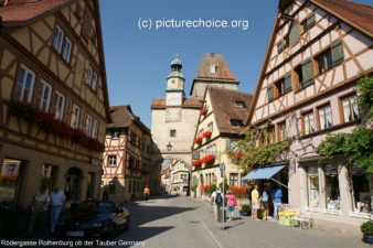 R&ouml;dergasse Rothenburg ob der Tauber